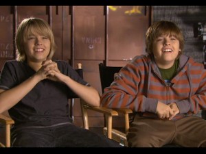 The Brothers Sprouse recall goofs in the Season 2 gag reel.