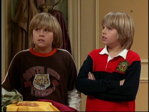 Oh what mischief the Tipton Hotel walls have seen thanks to blonde moppets Zack and Cody.