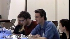 Seth Rogen and Jason Segel play Seth and Evan in the 2002 Table Read.