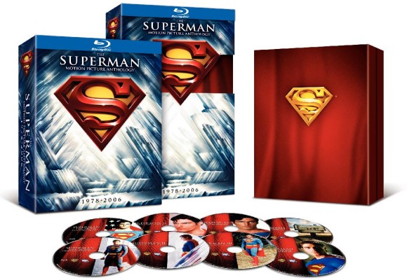 The Superman Motion Picture Anthology contents and box art
