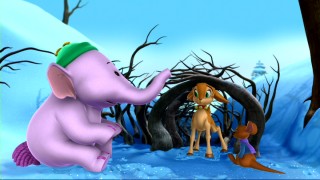 Babies of the bunch Lumpy and Roo befriend another young animal in Holly the lisp-addled reindeer in "Super Sleuth Christmas Movie."