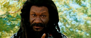 Rocking long dreads and a full beard, Ving Rhames plays the anti-surrogate faction leader known only as The Prophet.