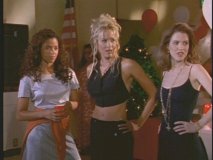 Jess and friends at the homecoming dance in the premiere episode.