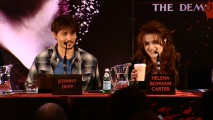 Johnny Depp and Helena Bonham Carter make up one-third of the panel for the included November 2007 Sweeney Todd Press Conference.
