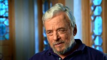 Who better to talk about Sondheim's Sweeney Todd than creator Stephen Sondheim? He speaks while pretty blue light seeps into his home.