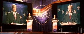 The two presidential candidates vie for a single man's vote with one final debate.