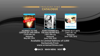 Here today, gone tomorrow: the Twilight Time catalogue gives you updated availability of all the Blu-rays they've released over the past several years.