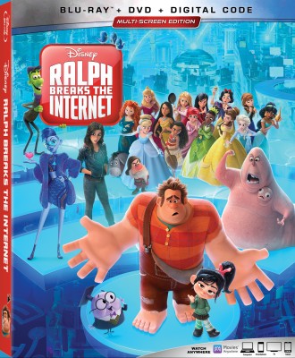 Ralph Breaks the Internet: Blu-ray + DVD + Digital HD cover art