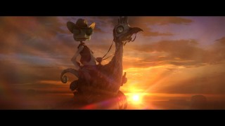 Rango rides off into the sunset (or tries to, at least) in this never-before-seen ending.