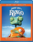 Rango: 2-Disc Blu-ray + DVD + Digital Copy combo pack cover art - click to buy from Amazon.com