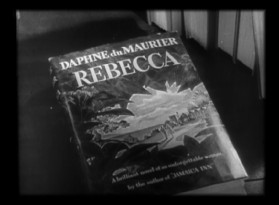 Daphne Du Maurier's best-selling novel is emphasized in the "Rebecca" 1949 rerelease trailer.