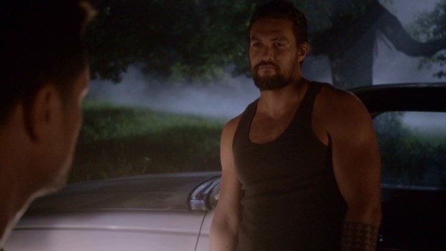 In "The Red Road", hunky ex-con Phillip Kopus (Jason Momoa) returns to his hometown of Walpole and into the lives of people he knew as a teenager.