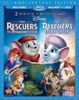 The Rescuers & The Rescuers Down Under: 2 Movie Collection Blu-ray + DVD cover art -- click for larger view and to preorder from Amazon