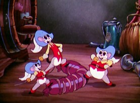 Three Blind Mouseketeers don't need sight to slice up meat in this 1936 Silly Symphony short.
