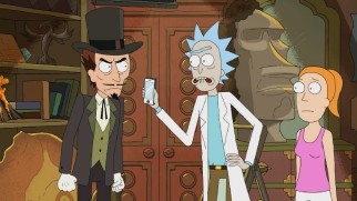 Summer is caught in the middle of a fight between her boss (The Devil) and her grandfather (Rick).