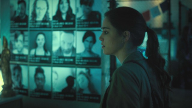 Julia (Matilda Lutz) goes looking for her missing boyfriend and finds a sordid underground society in "Rings."