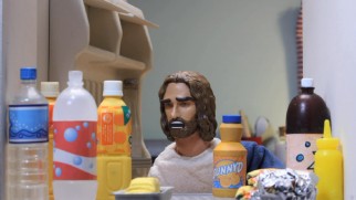 His purple stuff gone, Jesus has to settle for Sunny D.