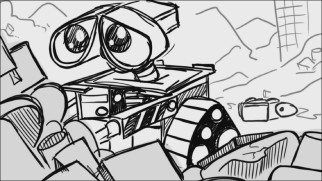 Pixar's WALL-E is one of many characters to end up in the Deleted Animatics section.