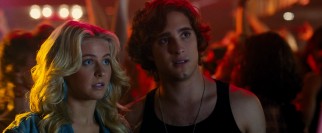 Sherrie (Julianne Hough) and Drew (Diego Boneta) find work at The Bourbon Room while dreaming much bigger in "Rock of Ages."
