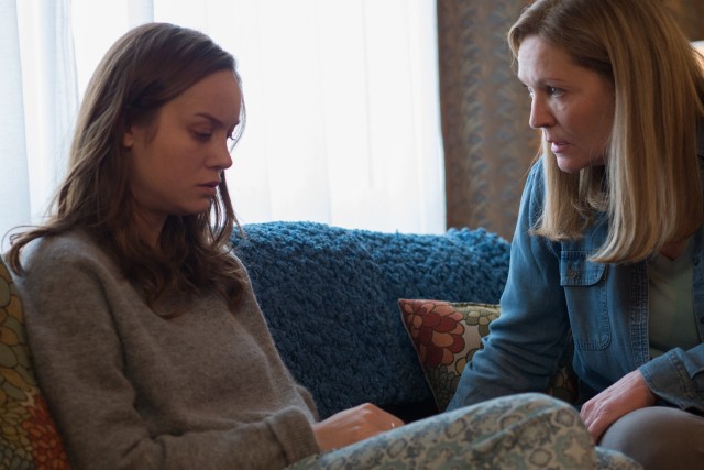 The miseries of Joy (Brie Larson) do not go away when she is rescued and reunited with her mother (Joan Allen).