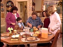 The Conner kids treat Dan to a giant birthday breakfast.
