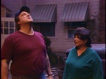 Dan and Roseanne feel a storm coming on in "Toto, We're Not in Kansas Anymore."