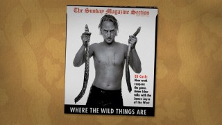 This New York Times-ish Sunday magazine section cover of Eli Cash (Owen Wilson) features in the covers gallery.