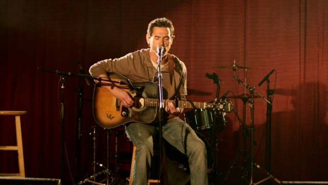 In "Rudderless", Sam Manning (Billy Crudup), a father mourning the death of his son, finds solace in playing his son's music.