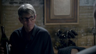 Between the name Jeremiah, his penchant for tall glasses of red wine, and his fashionable hairdo, Eric Roberts' character really gives off that deadly crime boss vibe.