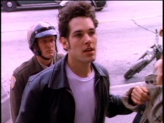 Paul Rudd makes one of his first movie appearances as the Brando/James Dean/Fonzie-inspired bad boy Jimmy Rusoff.