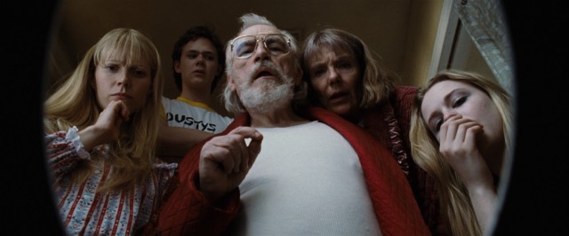 Dr. Finch (Brian Cox) assembles the eccentric residents of his household (Gwyneth Paltrow, Joseph Cross, Jill Clayburgh, and Evan Rachel Wood) to observe the freshly-laid bowel moment he interprets as a sign from God.