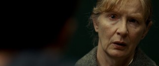 Mrs. Bernburg (Frances Conroy) is shocked by the way her slain son is channeled before her eyes.