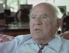 Legendary producer Hal Roach speaks extensively about his friend and collaborator in the 1989 PBS American Masters documentary "Harold Lloyd: The Third Genius."
