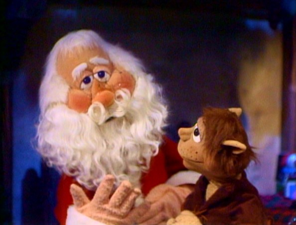 Pleased with Sherman's efforts, Santa Claus picks the apprentice elf to ride in his sleigh this Christmas in the 1983 holiday television special "Santa's Magic Toy Bag."