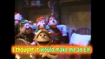 Santa's Sing-Along enables you to sing along with Sherman and Santa on the last of the special's three songs.