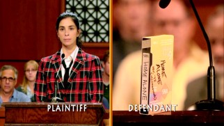 After a prank goes wrong, Sarah Silverman sues "Home Alone", represented by her television recording of it.