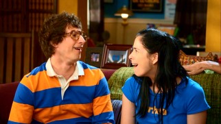 Sarah reconnects with her now grown-up imaginary childhood friend Troy Bulletinboard (Andy Samberg) in "Smellin' of Troy."