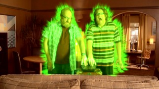 An enchanted dragon telephone causes Brian (Brian Posehn) and Steve (Steve Agee) to switch bodies.