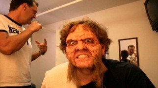 Steve Agee shows off his beastly make-up in one of Season 3's Odds 'n Ends behind-the-scenes shorts.