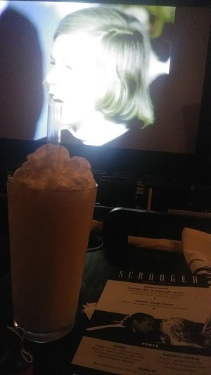 The Frozen Hot Chocolate Shake arrived while filmed carolers provided pre-show entertainment.