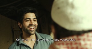 In fact this Middle Eastern gentleman is not just trying to buy vegetables but to use technology to identify one of the women living in Bin Laden's compound.