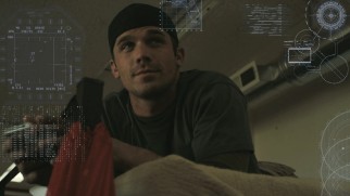Computer graphics are layered upon a studly Cam Gigandet on the Blu-ray's main menu montage.
