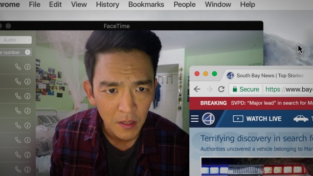 "Searching" stars John Cho as a father looking for his missing teenage daughter.