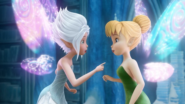 Tinker Bell finds a sister, a twin, and a new best friend in Periwinkle, whose identical wings glow just like her own.
