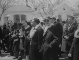 Historical newsreels provide glimpses of the real marches in Selma.