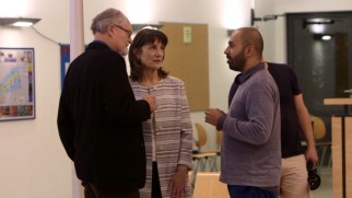 Ritesh Batra directs Jim Broadbent and Harriet Walter on the set of "The Sense of an Ending" as seen in making-of featurette "Power of Memory."