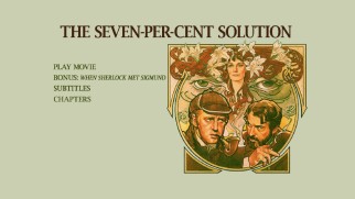 Drew Struzan's 1976 poster artwork is put to further use on the Blu-ray's cover and menu.