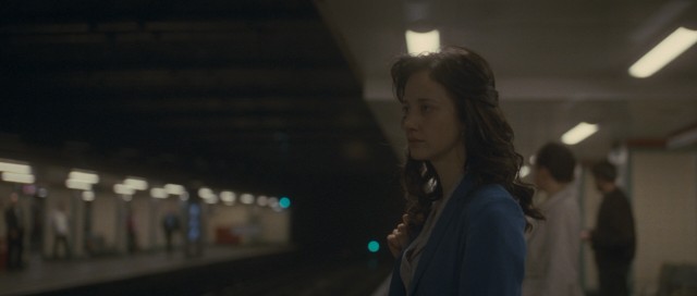 IRA member Collette McVeigh (Andrea Riseborough) looks to bomb a London underground railroad station in "Shadow Dancer."
