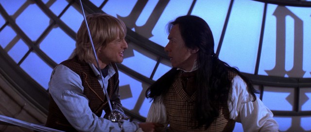 Naturally, heroes Roy and Chon (Owen Wilson and Jackie Chan) end up high on Big Ben for one of the climaxes of "Shanghai Knights."