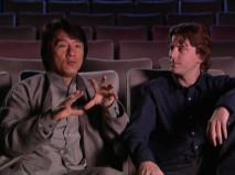 Director David Dobkin is all ears as Jackie Chan explains his art in "Fight Manual."